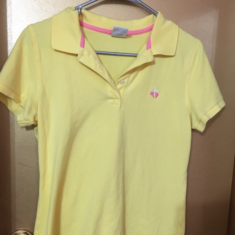 Brooks Brothers yellow polo